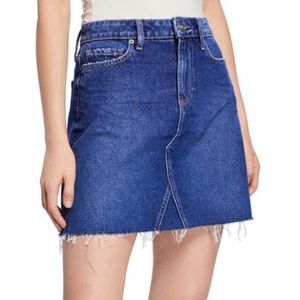 PAIGE Aideen High Rise Mini Skirt